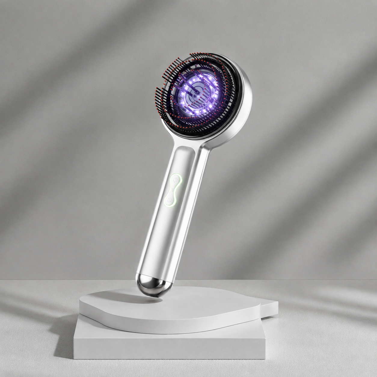 Peine Masajeador Crecimiento Capilar Laser EMS